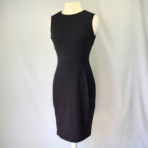 Calvin Klein Dresses & Skirts - Calvin Klein Sleeveless Sheath Dress Black Size 6